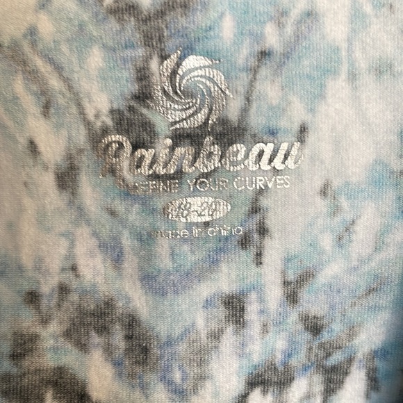 Blue / black athletic dress - Picture 3 of 5